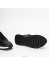 Nubuck Nylon Low Top Sneakers Black - PRADA - BALAAN 6