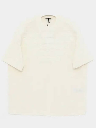 Heavy Jersey Logo Short Sleeve T-Shirt White - EMPORIO ARMANI - BALAAN 2