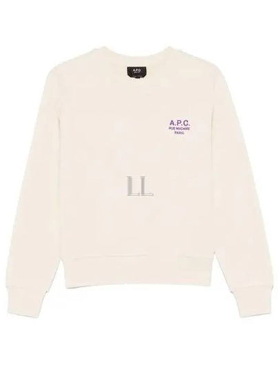 Rue Madame Cotton Sweatshirt Beige - A.P.C. - BALAAN 2