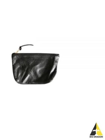 Leather Wallet L Dmgd 124103003030 BLACK - VISVIM - BALAAN 1
