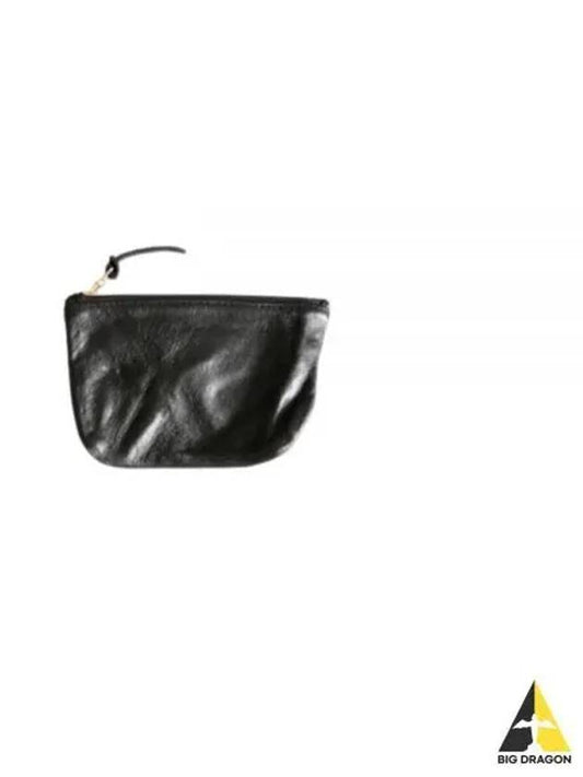 Leather Wallet L Dmgd 124103003030 BLACK - VISVIM - BALAAN 1