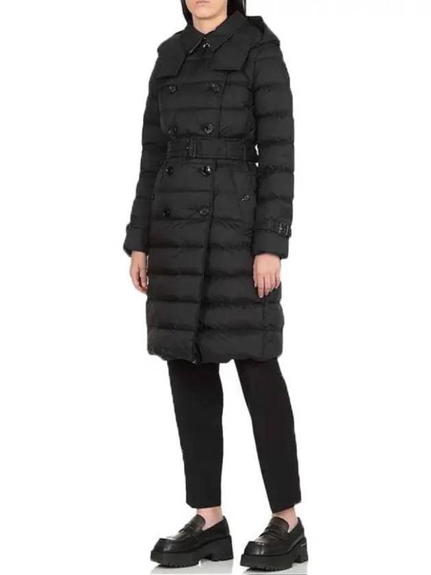 Arniston Long Down Padded Jacket Black - BURBERRY - BALAAN 7