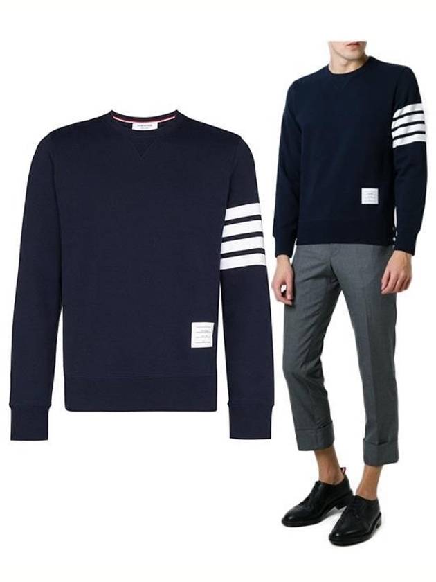 diagonal armband sweatshirt - THOM BROWNE - BALAAN 8