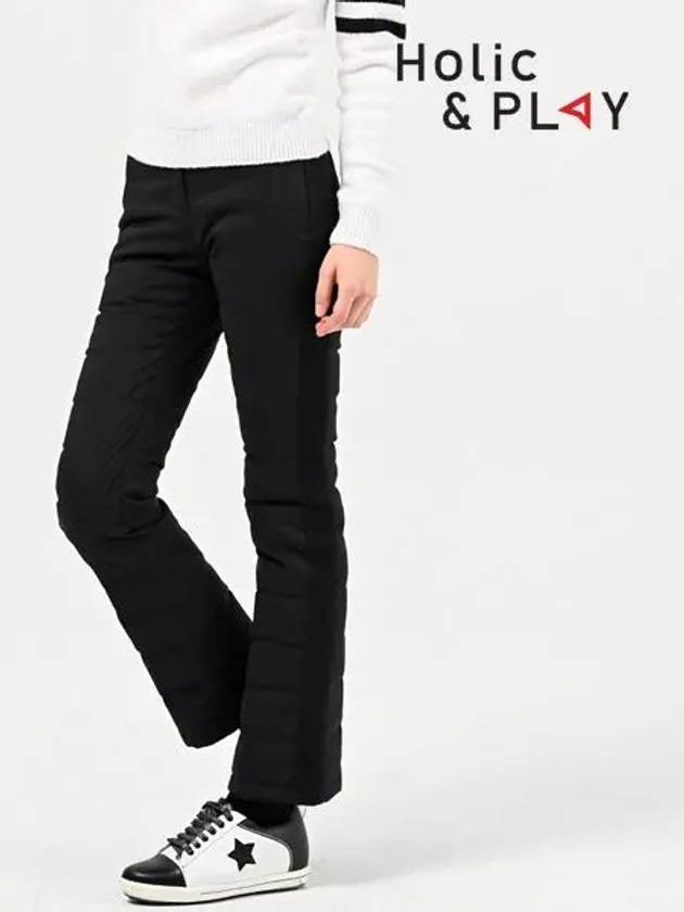 quilted bootcut padded pants HB4WPT004BK - HOLIC&PLAY - BALAAN 3