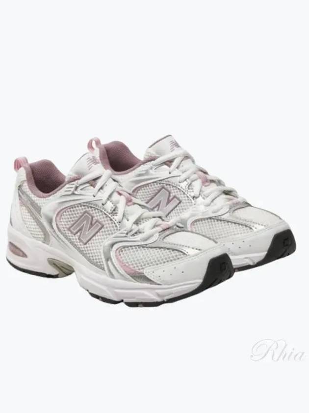 530 Low Top Sneakers White Silver Pink - NEW BALANCE - BALAAN 2