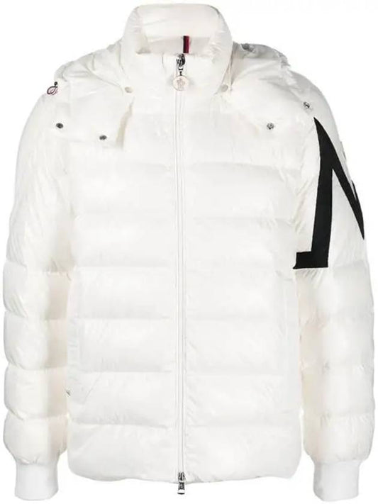 Men's Corydale Down Short Padded Jacket White - MONCLER - BALAAN.