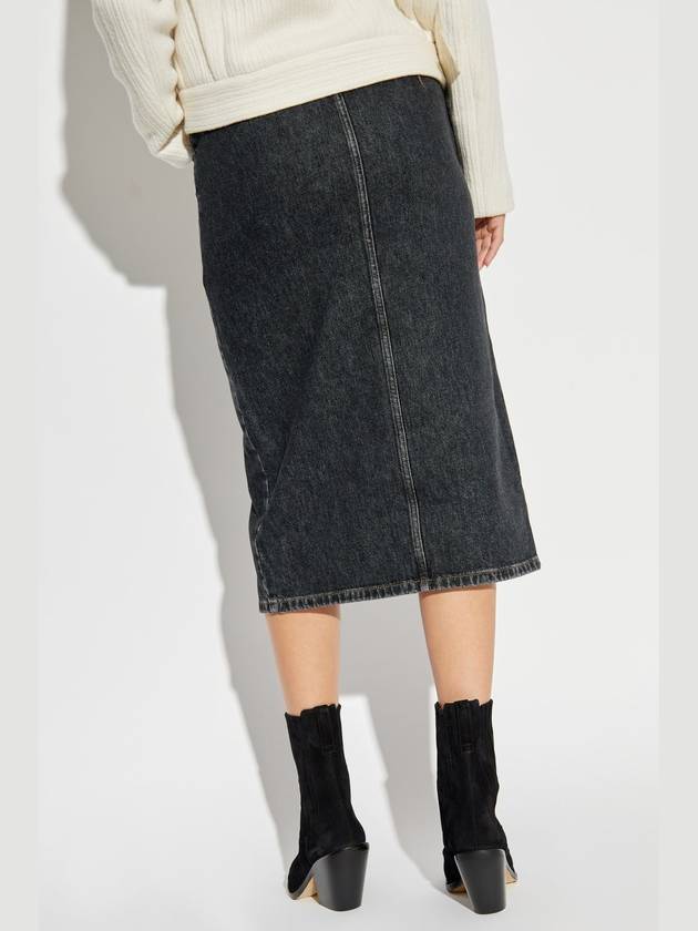 Iro Denim Skirt Clarysse, Women's, Black - IRO - BALAAN 4