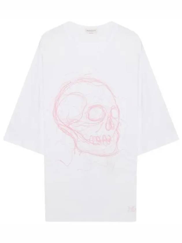 Skull Short Sleeve T Shirt Men s - ALEXANDER MCQUEEN - BALAAN 1