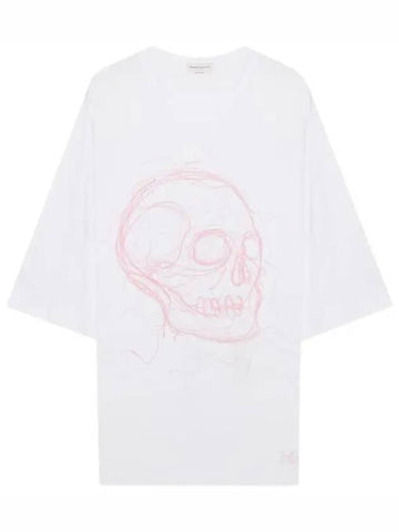 Skull Short Sleeve T Shirt Men s - ALEXANDER MCQUEEN - BALAAN 1