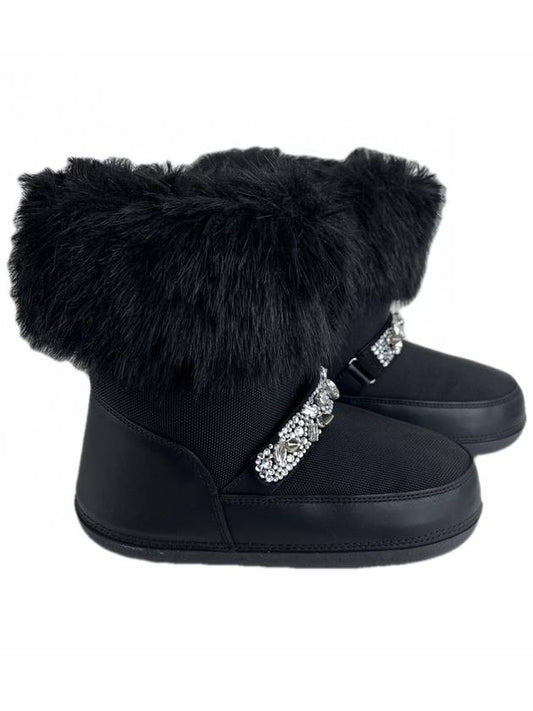 black fur snow boots - GIUSEPPE ZANOTTI - BALAAN 2