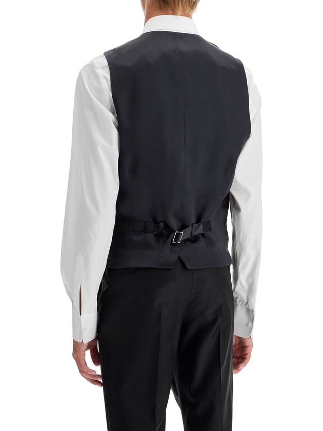 sartorial satin waistcoat - DOLCE&GABBANA - BALAAN 3