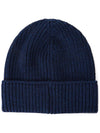 Logo Arctic Disc Rib Beanie Navy Heather - CANADA GOOSE - BALAAN 3