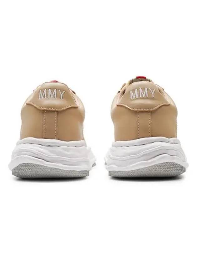 Wayne OG sole leather low top sneakers beige A08FW706BEIGE - MIHARA YASUHIRO - BALAAN 3