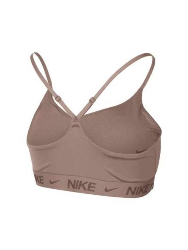 Indy Light Support Padded Adjustable Bra Mink Brown - NIKE - BALAAN 3