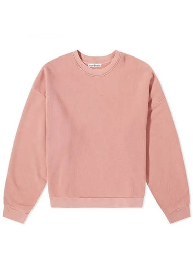 Crew Neck Sweatshirt Pink - ACNE STUDIOS - BALAAN 1