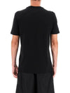 Medusa Embroidery Cotton Short Sleeve T-shirt Black - VERSACE - BALAAN 4