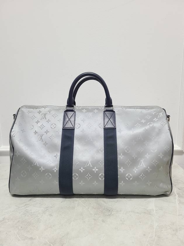 Kim Jones Monogram Metallic Bandouli re Keepall 50 - LOUIS VUITTON - BALAAN 6