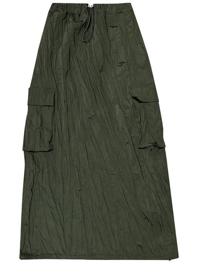 SA pleated long skirt_khaki - SMITH ARMOR - BALAAN 2