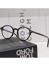 Blue light blocking glasses frame TF5867B 001 round fashion horn rim safety glasses round frame - TOM FORD - BALAAN 2