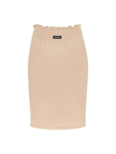 Logo Patch Jersey Skirt MJD192 13VO F0770 B0111228536 - MIU MIU - BALAAN 2