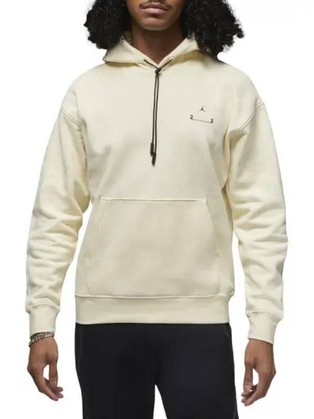 Jordan Men s 23 Engineered Fleece Pullover Hoodie Coconut Milk - JORDAN - BALAAN 1