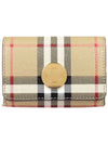 Check Detachable Chain Strap Wallet Archive Beige - BURBERRY - BALAAN 3