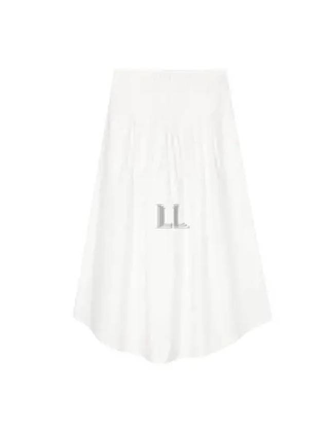 Olympia Midi Pleated Skirt White - A.P.C. - BALAAN 2