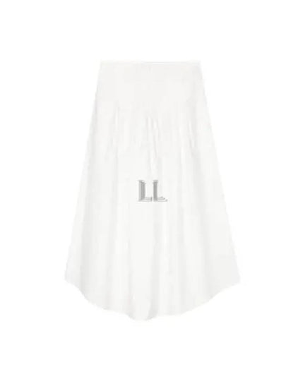 Olympia Midi Pleated Skirt White - A.P.C. - BALAAN 2