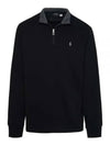 Logo Half Zip-up Sweatshirt Black - POLO RALPH LAUREN - BALAAN 2