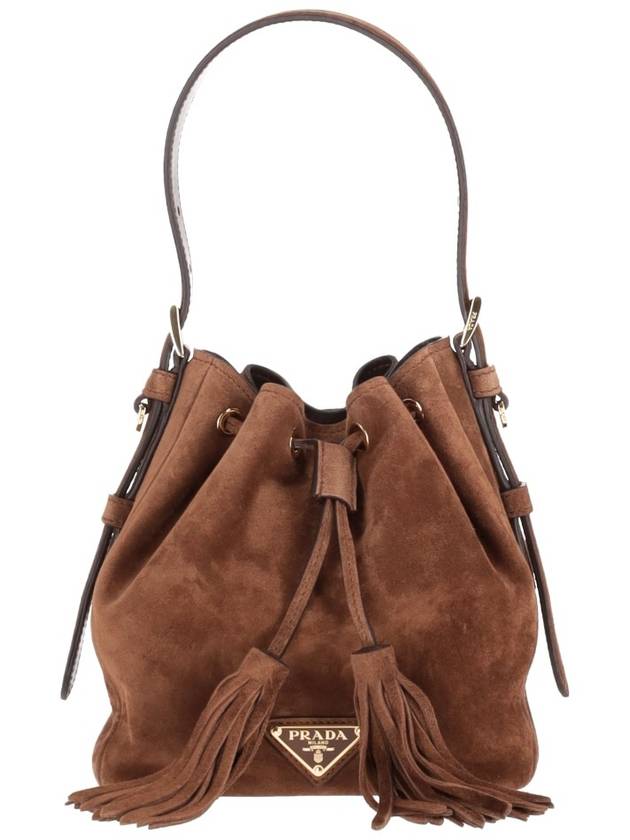 Sechiello bucket bag brown - PRADA - BALAAN 2