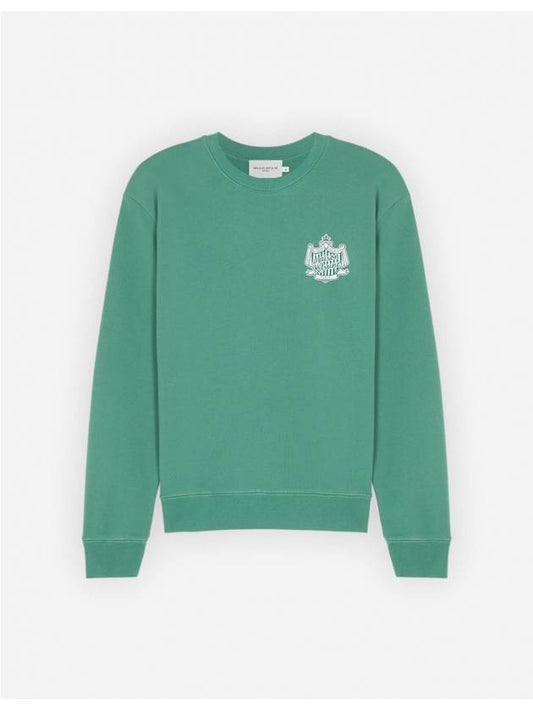 Logo Comfort Sweatshirt Green - MAISON KITSUNE - BALAAN 2