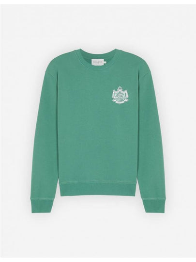 Logo Comfort Sweatshirt Green - MAISON KITSUNE - BALAAN 2