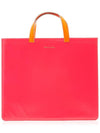 Logo tote bag SA9000SF PINK YELLOW - COMME DES GARCONS - BALAAN 1