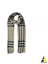 Checked Wool Scarf Green - BURBERRY - BALAAN 2