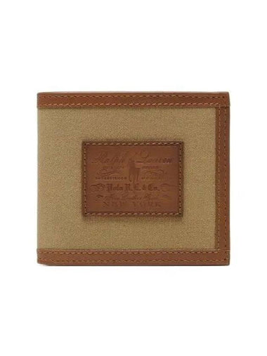 canvas wallet beige - POLO RALPH LAUREN - BALAAN 1