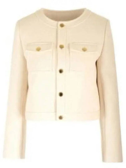 Dani Cotton Jacket Ivory - CELINE - BALAAN 2