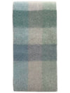 Mohair Check Muffler Turquoise Grey Mint - ACNE STUDIOS - BALAAN 3