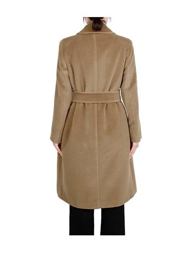 Camel Asti Wool Coat ASTI 002 - MAX MARA - BALAAN 3