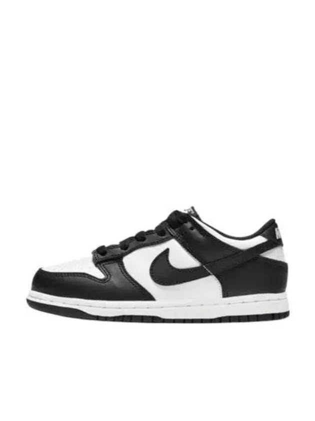 Kids Dunk Low Top Sneakers White Black - NIKE - BALAAN 2