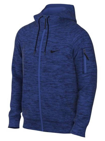 Golf Therma-Fit Fitness 1/4 Zip Hoodie Blue - NIKE - BALAAN 2