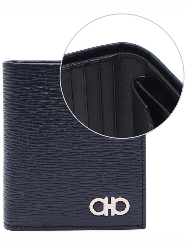 Revival Gancini Half Wallet Black - SALVATORE FERRAGAMO - BALAAN 2