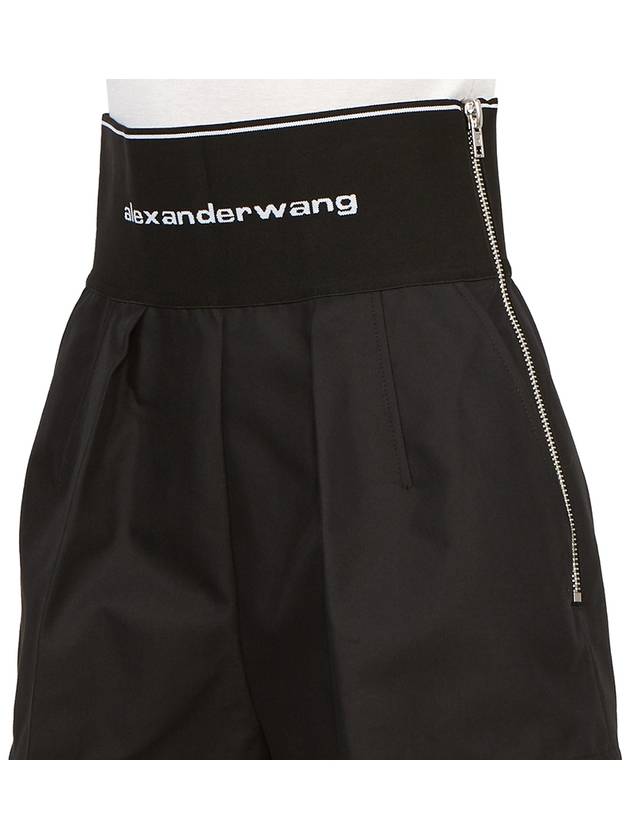 Safari Shorts in Cotton Tailoring Black - ALEXANDER WANG - BALAAN 8