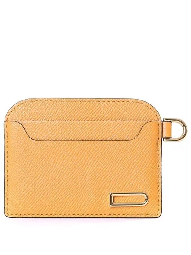 Vagabond Alpina Calf Leather Card Wallet Honey - DELVAUX - BALAAN 3