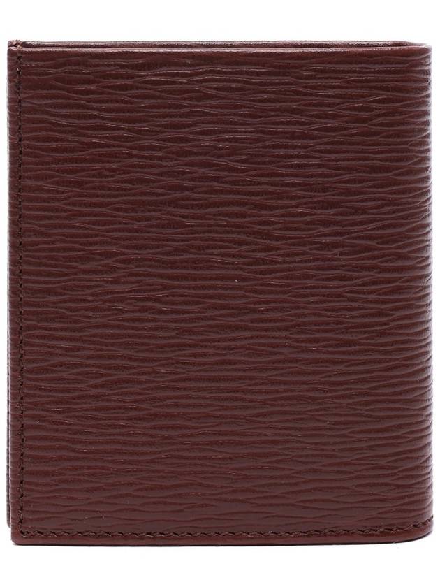 Revival Gancini Half Wallet Brown - SALVATORE FERRAGAMO - BALAAN 5