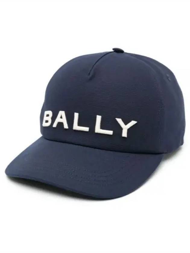 Embroidery Logo Ball Cap Navy - BALLY - BALAAN 2