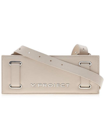 Y Project Logo accordion bag WBAG6BMINIS24 CREAM - Y/PROJECT - BALAAN 1