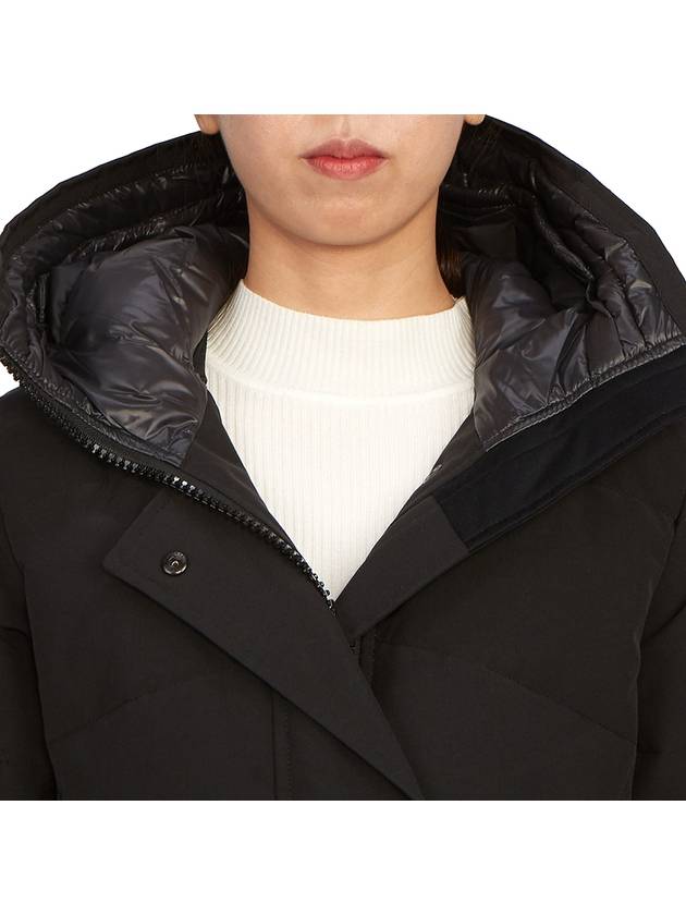 Lorette Hooded Padding Parka Black - CANADA GOOSE - BALAAN 11