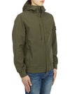 Soft Shell RE Dye Technology Hooded Jacket Khaki - STONE ISLAND - BALAAN 5