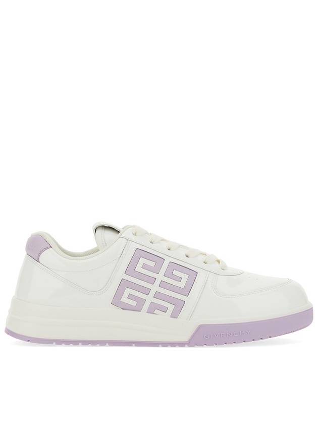 4G Logo Patent Leather Low Top Sneakers White - GIVENCHY - BALAAN 3