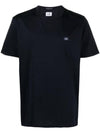 70/2 Mercerized Jersey Short Sleeve T-Shirt Navy - CP COMPANY - BALAAN 1